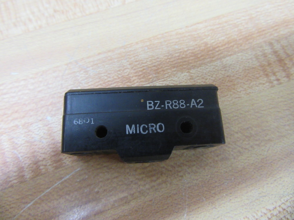 Micro Switch BZ-R88-A2 Pin Plunger Switch BZR88A2 W/O Screws (Pack of 3)