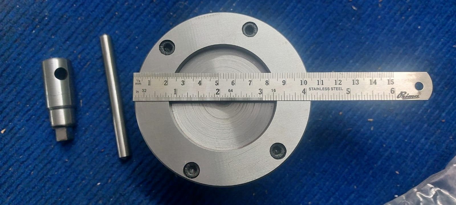 NEW 4″ Round Magnetic Chuck–fine pole 100mm Round magnetic chuck with T handle