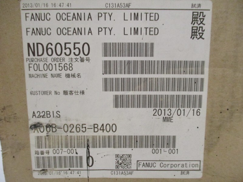 NEW FANUC A06B-0265-B400 A06B0265B400 AC SERVO-MOTOR