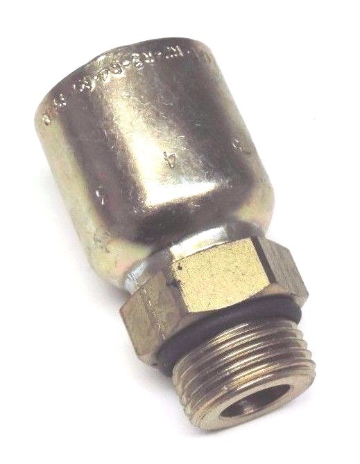 LOT OF 23 NEW PARKER 3/4″ MALE X 1-1/2″ FEMALE HOSE CRIMP FITTINGS