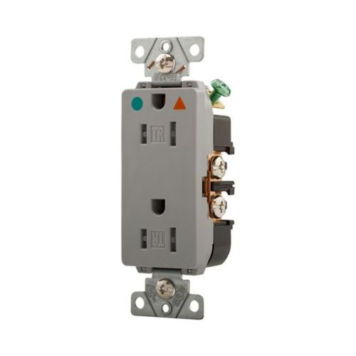 Eaton Wiring Devices TRIG8262W – TR Rec HG IG Dec Dup 15A125V 2P3W B&S WH – 1EA