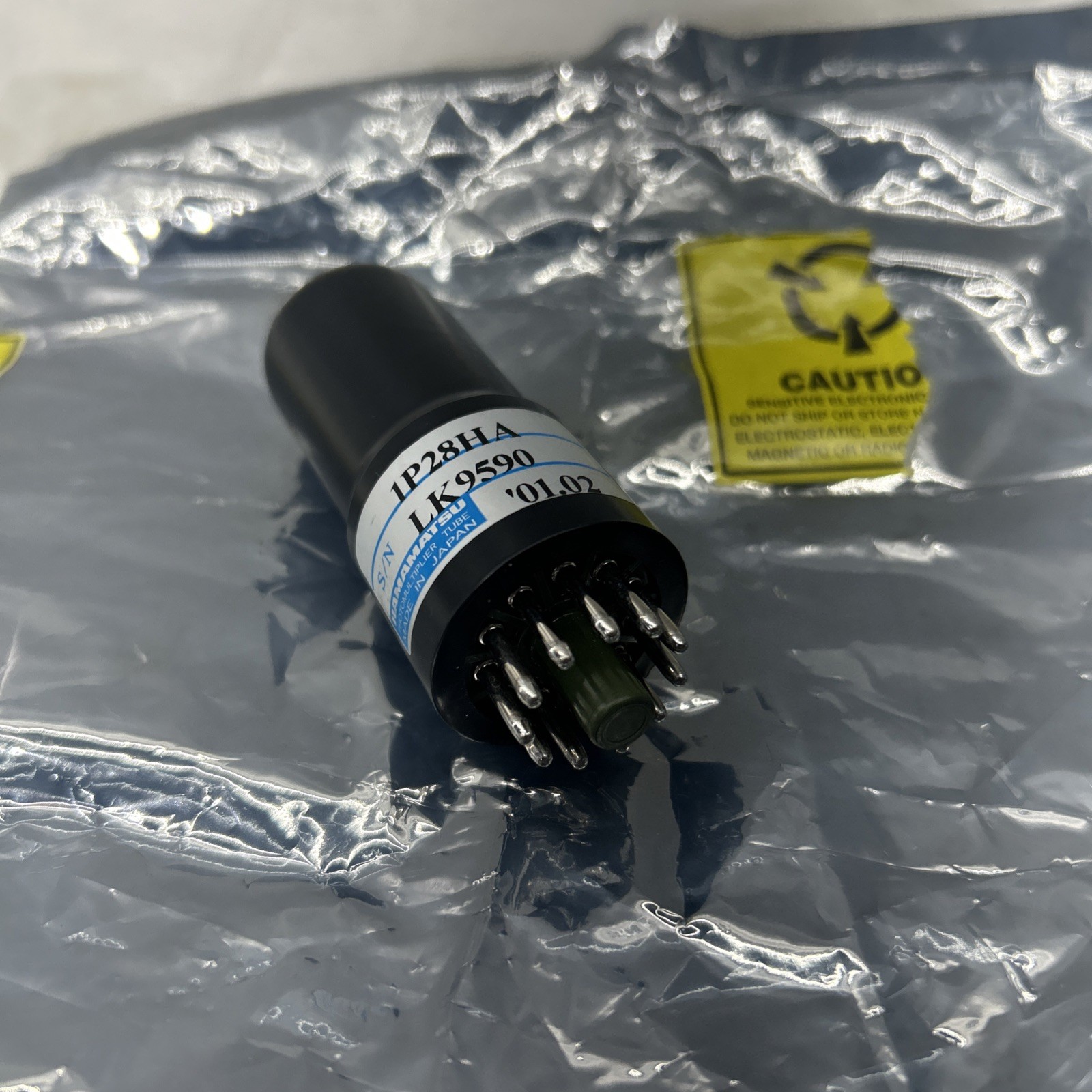 Hamamatsu 1P28HA Photo Multiplier Tube No. LR3099 A8639HI