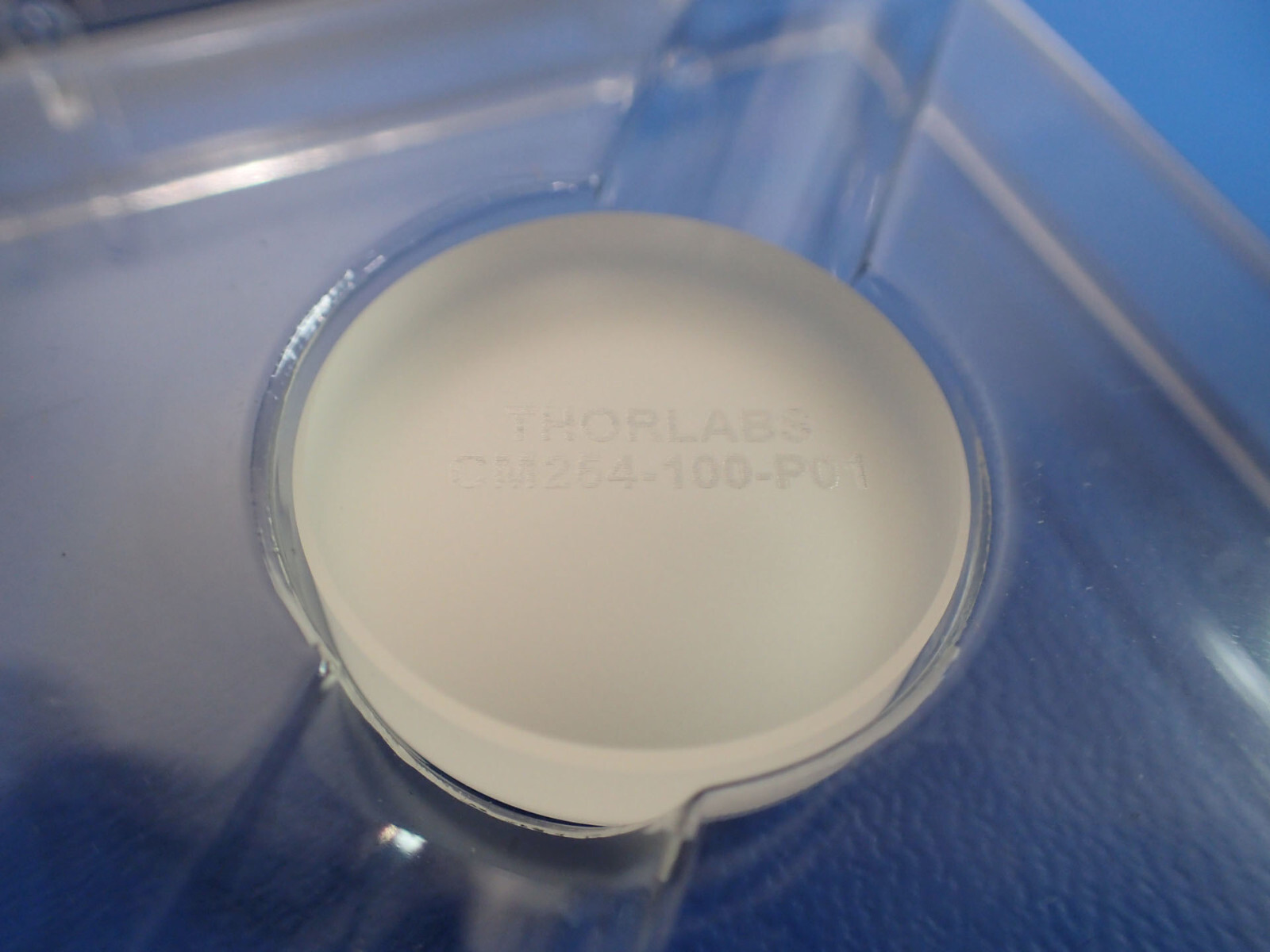 THORLABS CM254-100-P01 – Ø1″ SILVER-COATED CONCAVE MIRROR, F = 100.0 MM