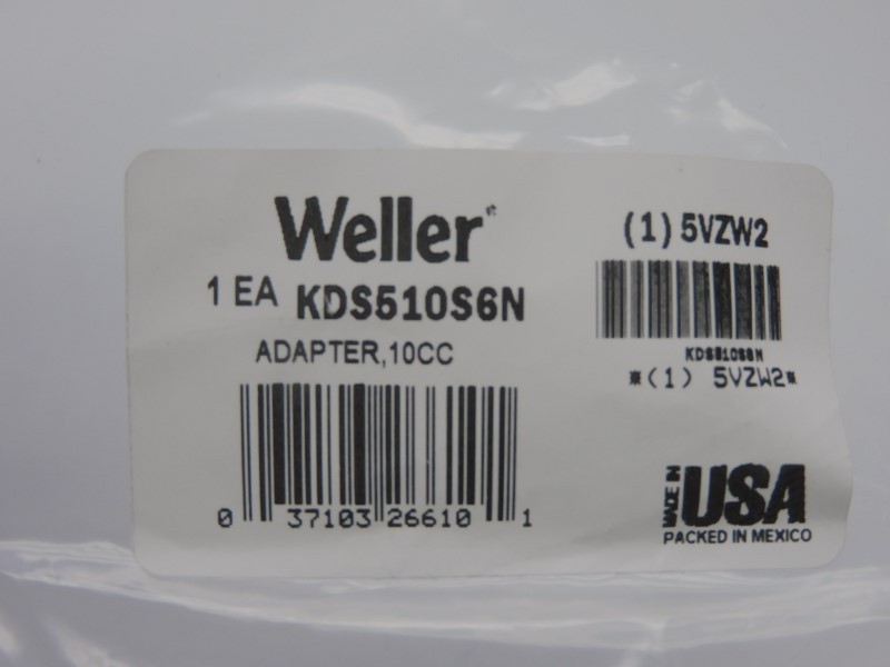 WELLER KDS510S6N 5VZW2 10CC NSMP