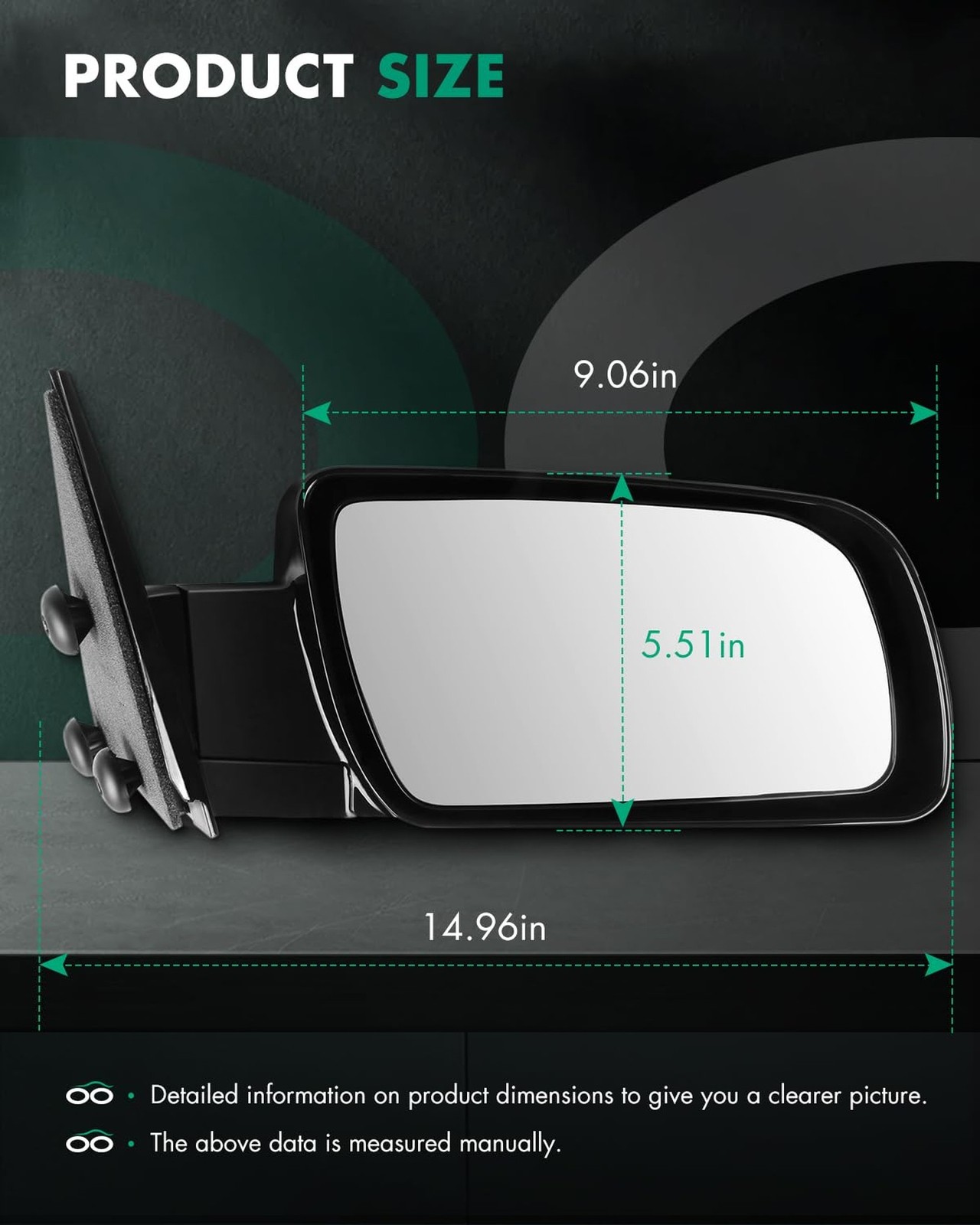 SCITOO Right Side View Mirror Fit For Chevy & For GMC Models – For Silverado,…
