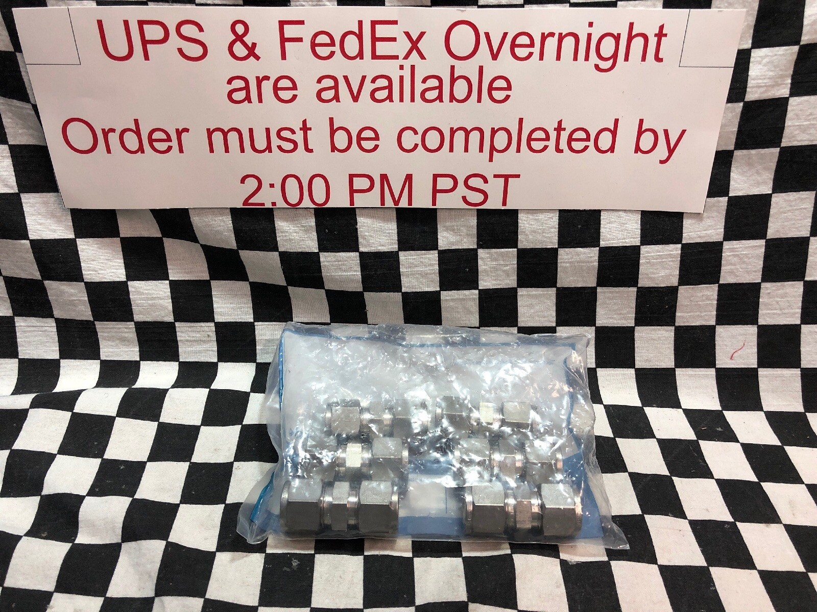 SWAGELOK SS-810-6, UNION 1/2″, SS-810-6, SS8106, LOT OF 6, SHIPSAMEDAY