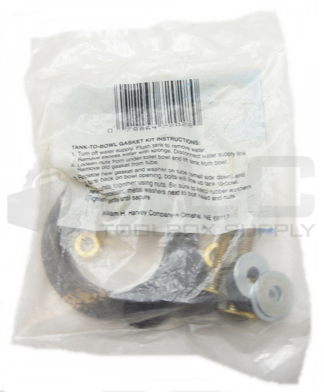 NEW HARVEYS 072028 CLOSE COUPLED TANK-TO-BOWL GASKET KIT