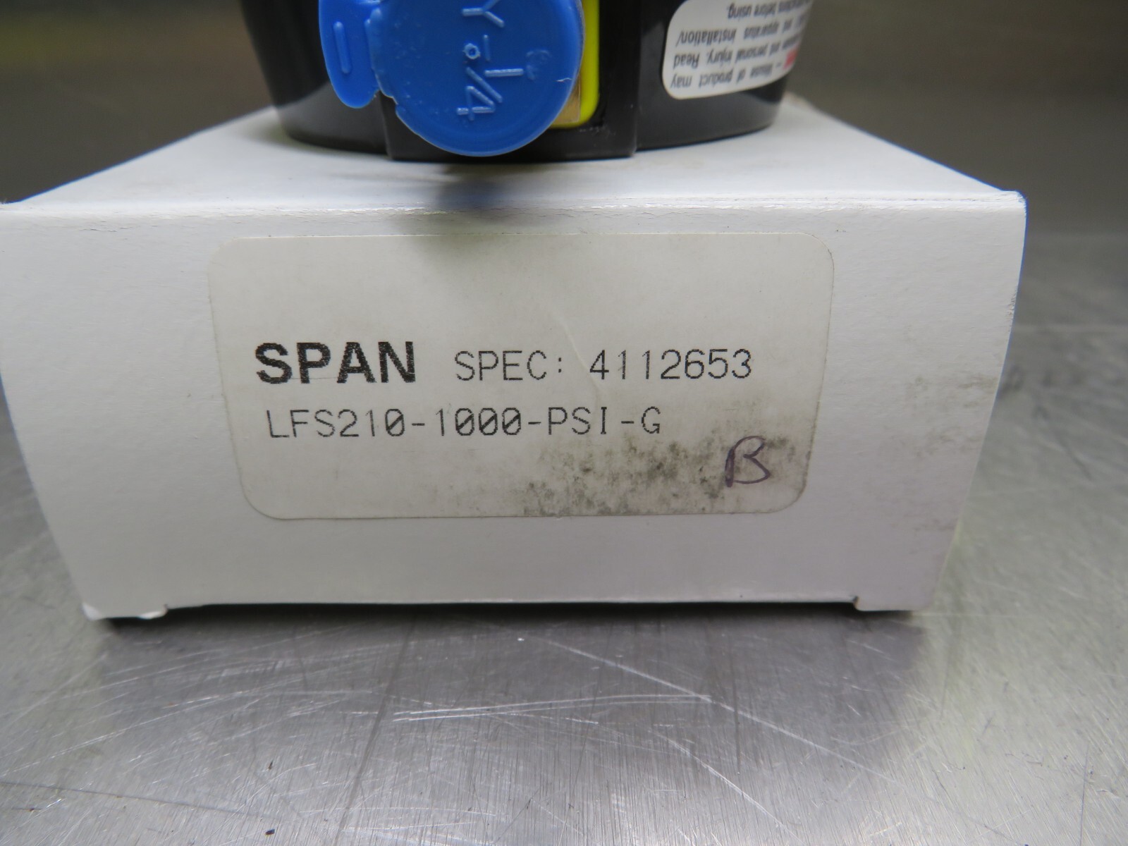 Span LFS210-1000-PSI-G Liquid Filled Gauge 0-1000psi