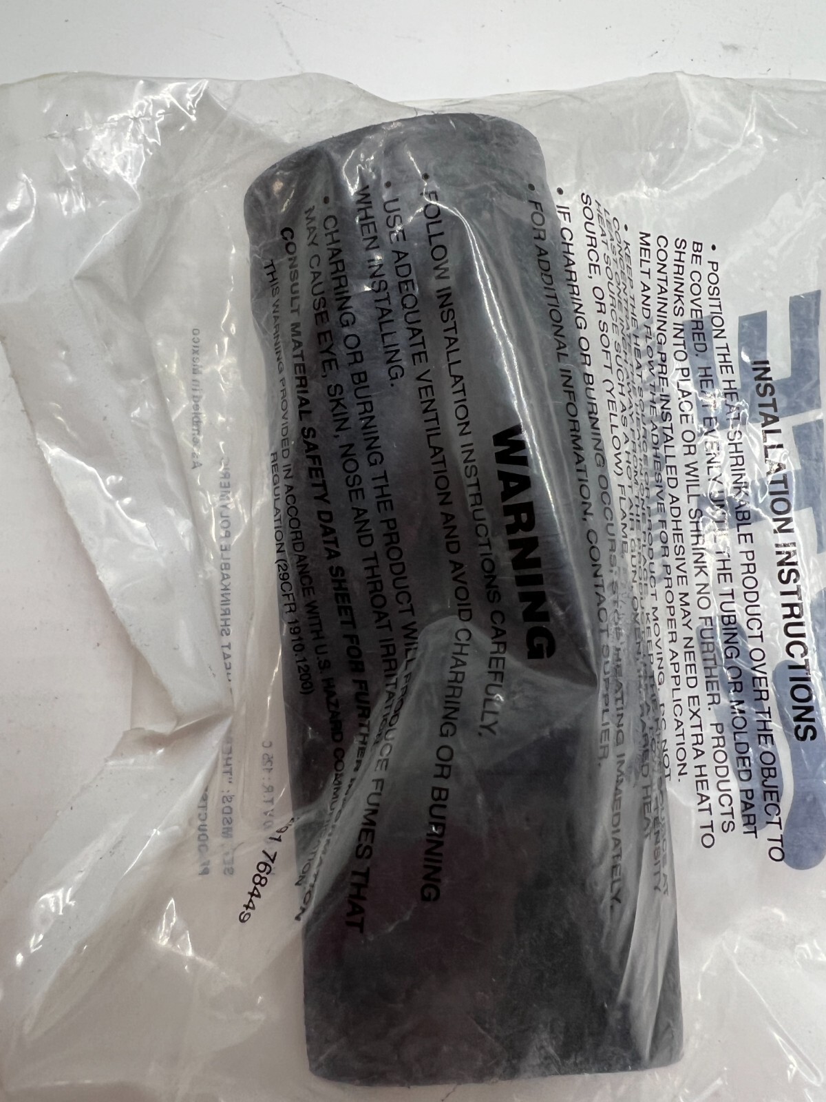 TE Connectivity OEM Heat Shrink Molded Boot SZ21 BLACK 202D221-4-0