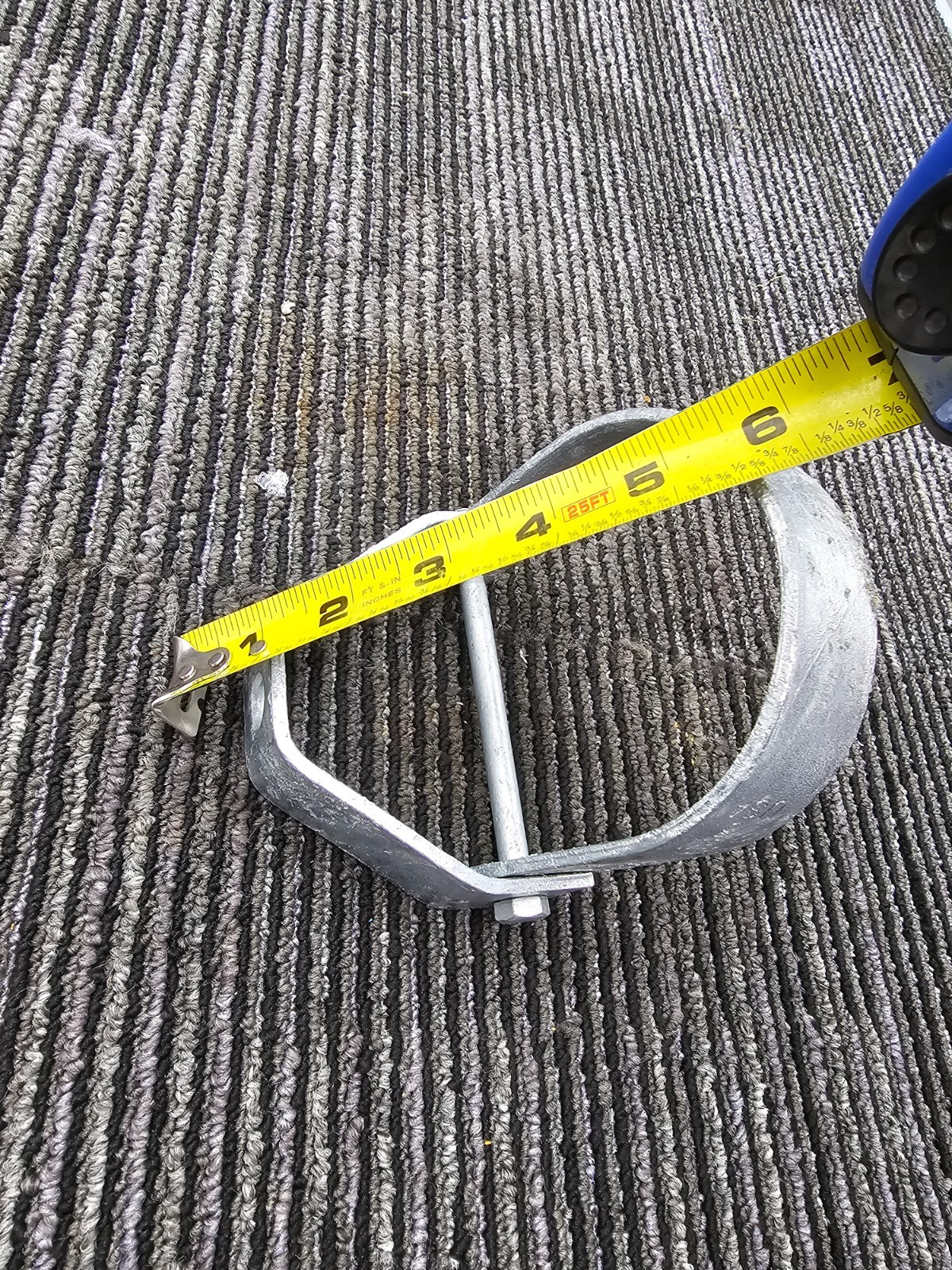 (QTY 3) E11 Carbon Steel Clevis Hangers 4 Inches x 5-1/2 Inches
