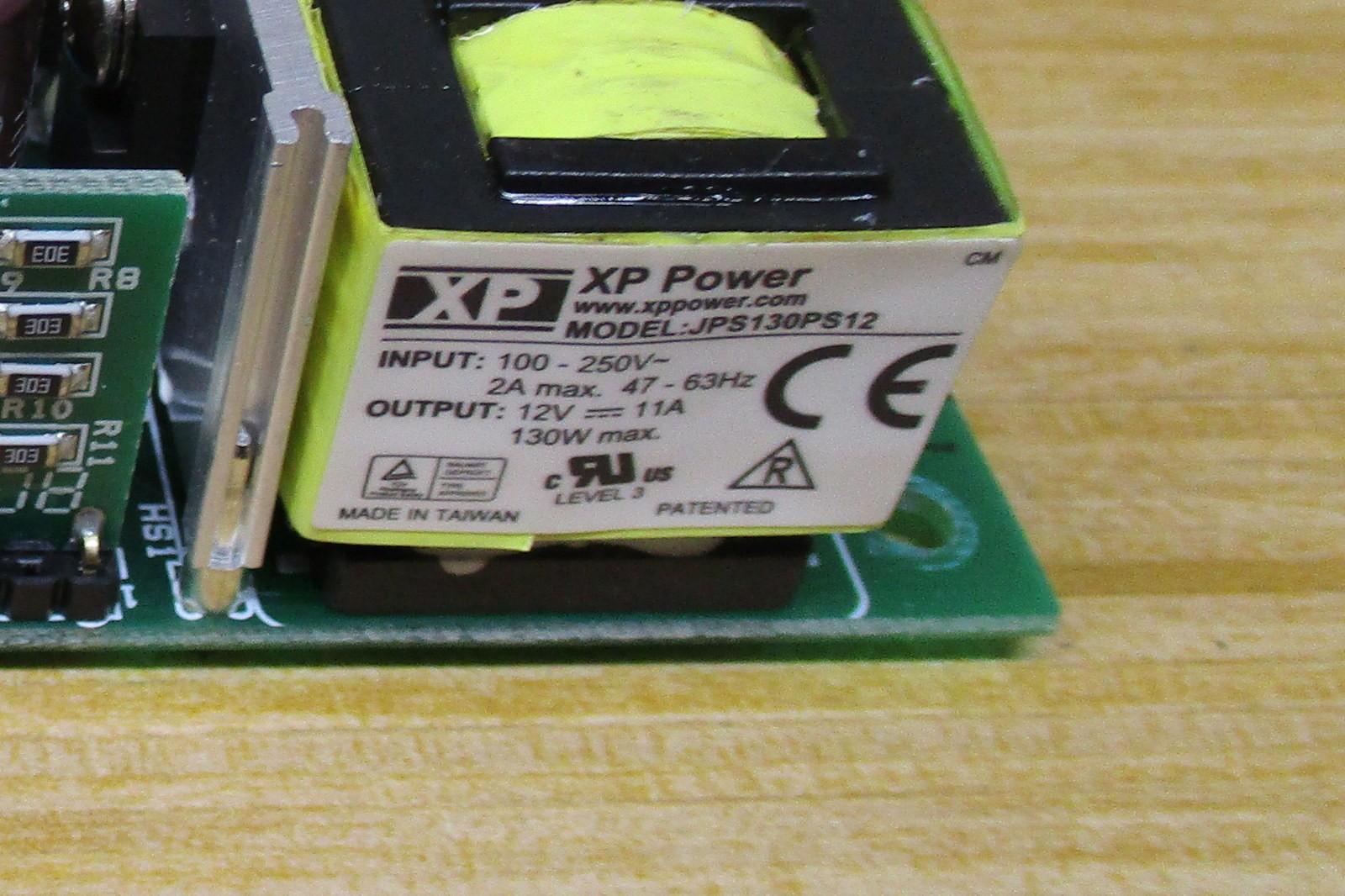 XP Power JPS130PS12 AC/DC Open Frame Power Supply
