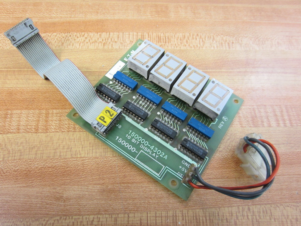 Eaton 150000-4302A Board W/10-Bit Display 1500004302A W/Ribbon Cable