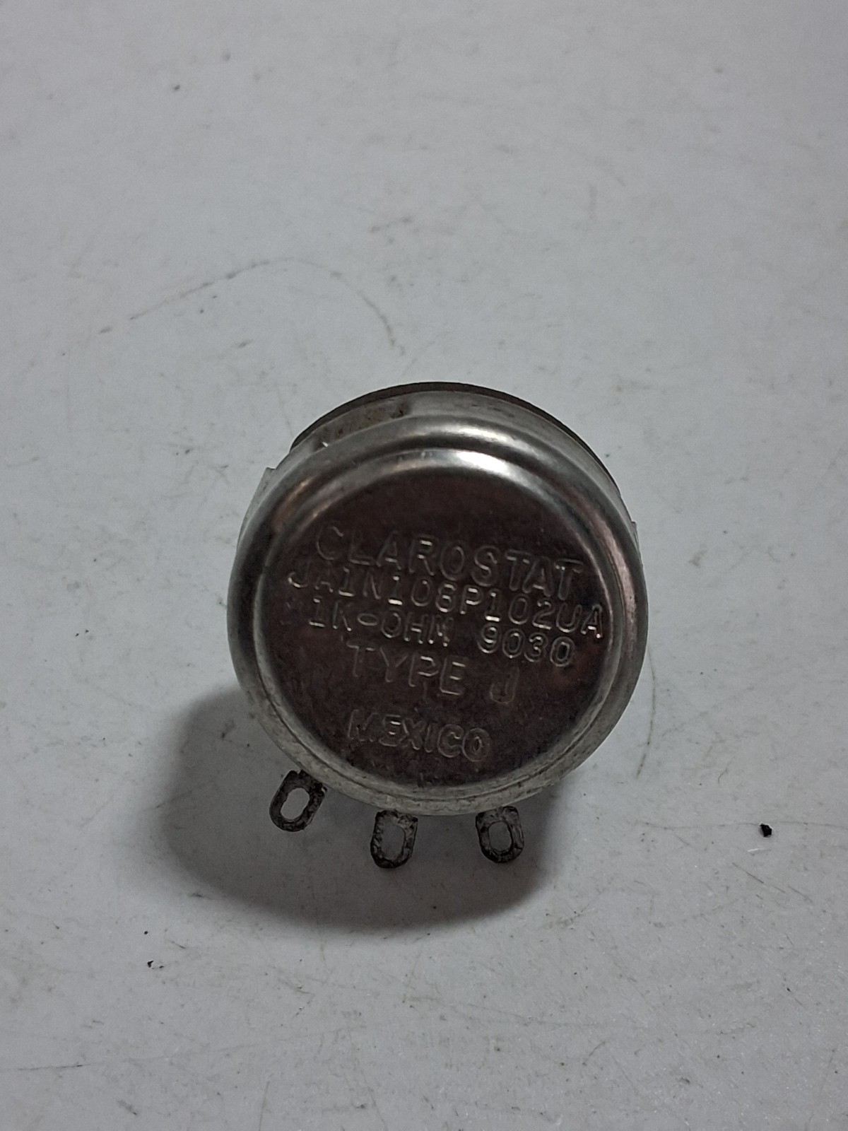 CLAROSTAT JA1N108P102UA POTENTIOMETER 1-TURN 1K OHMS TYPE J NNB