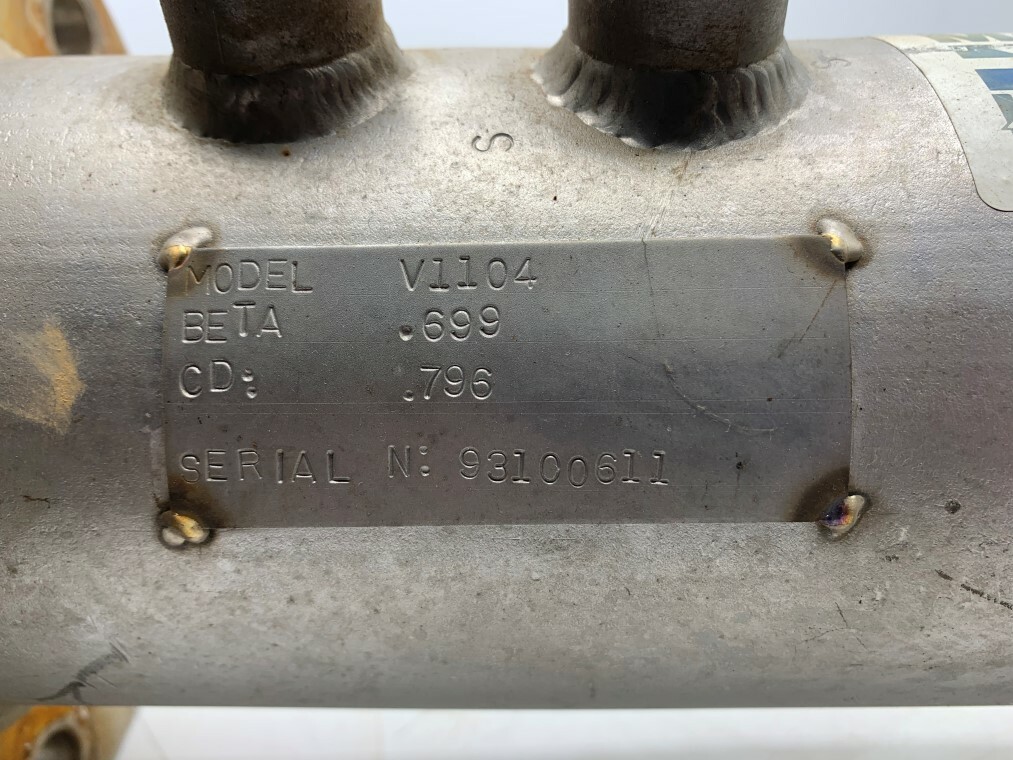 McCrometer V-Cone Flow Meter V1104, 4” – 150 Rated, SA182, 304/304L C4527