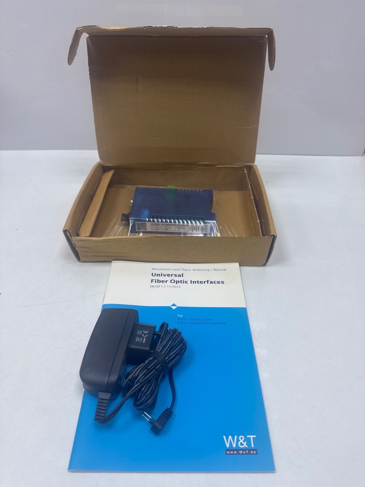 W&T 81215 Universal FO Interface RS232/RS422/RS485