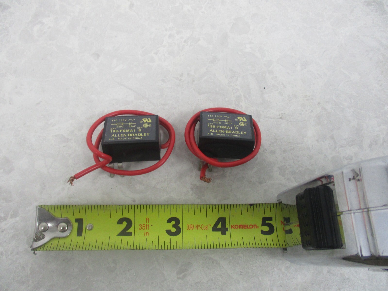 LOT OF 2 ALLEN BRADLEY 199-FSMA1 SURGE SUPPRESSORS, U0055