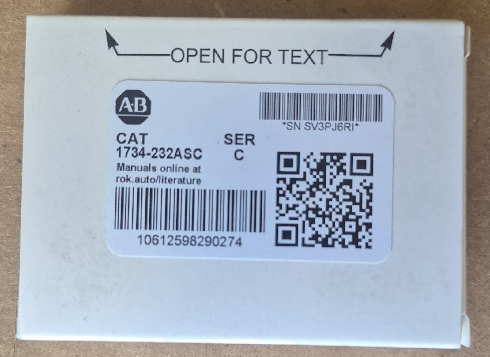 ALLEN BRADLEY 1734-232ASC