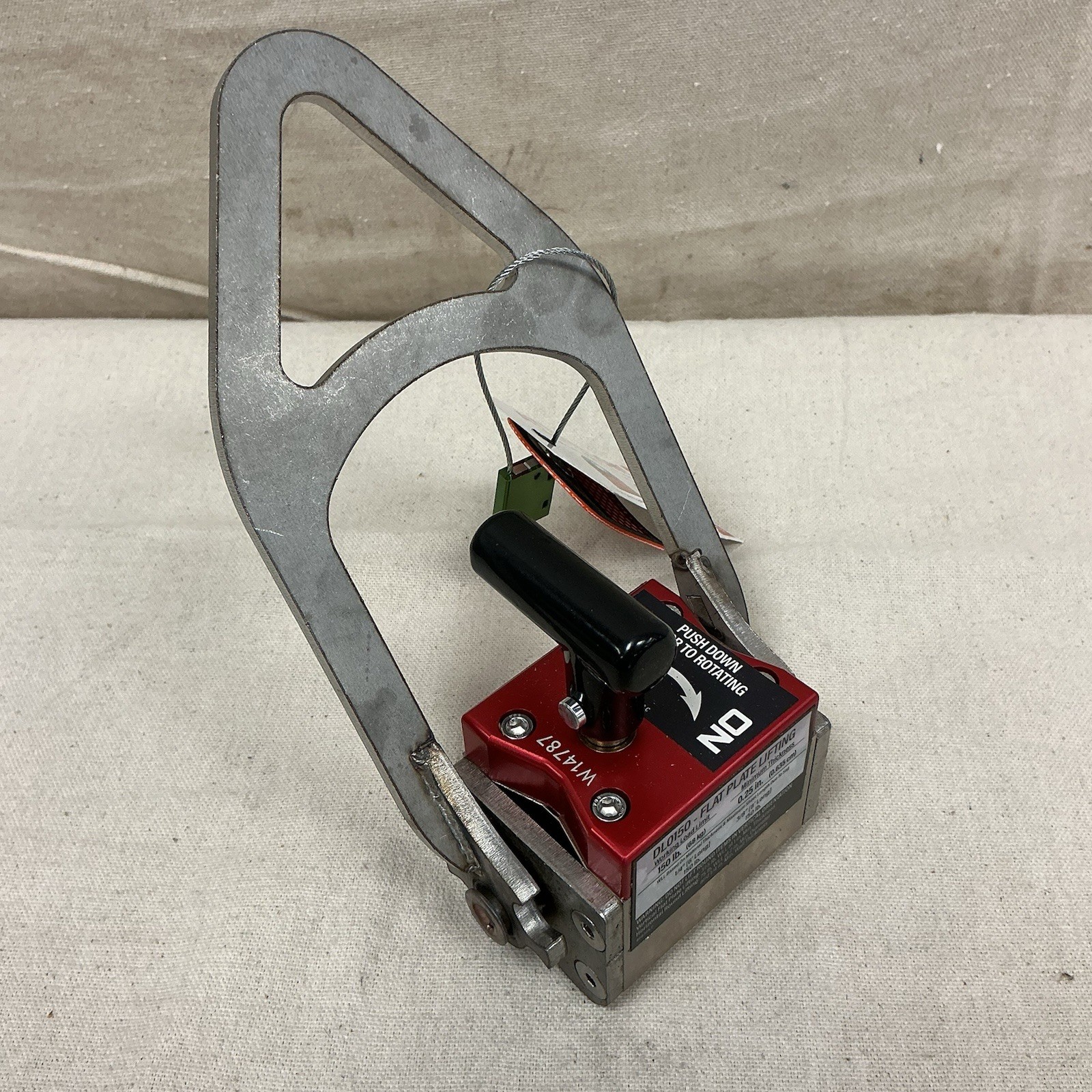 MAG-MATE DL0150 Lifting Magnet 150lb Load Cap 150lb Flat Load Cap