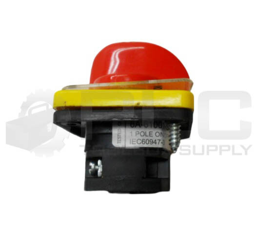 SALZER 6A-61001-SA-B75-TDYR SELECTOR SWITCH 1 POLE 440V 6A