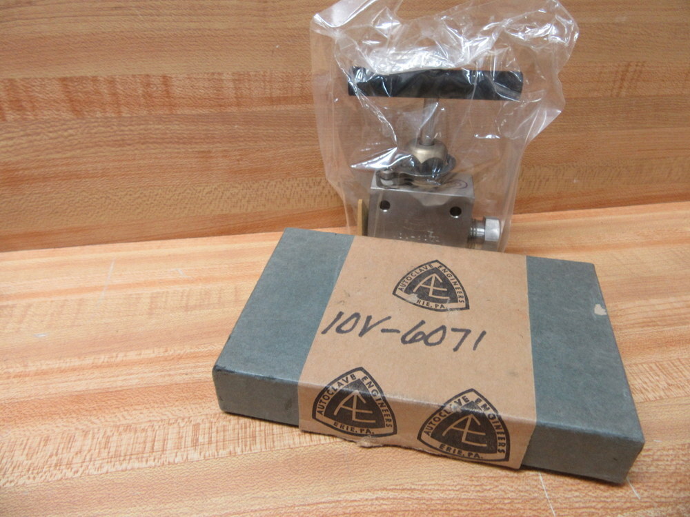 Autoclave Engineers 10V6071 Parker Needle Valve W/3/8″ Tube