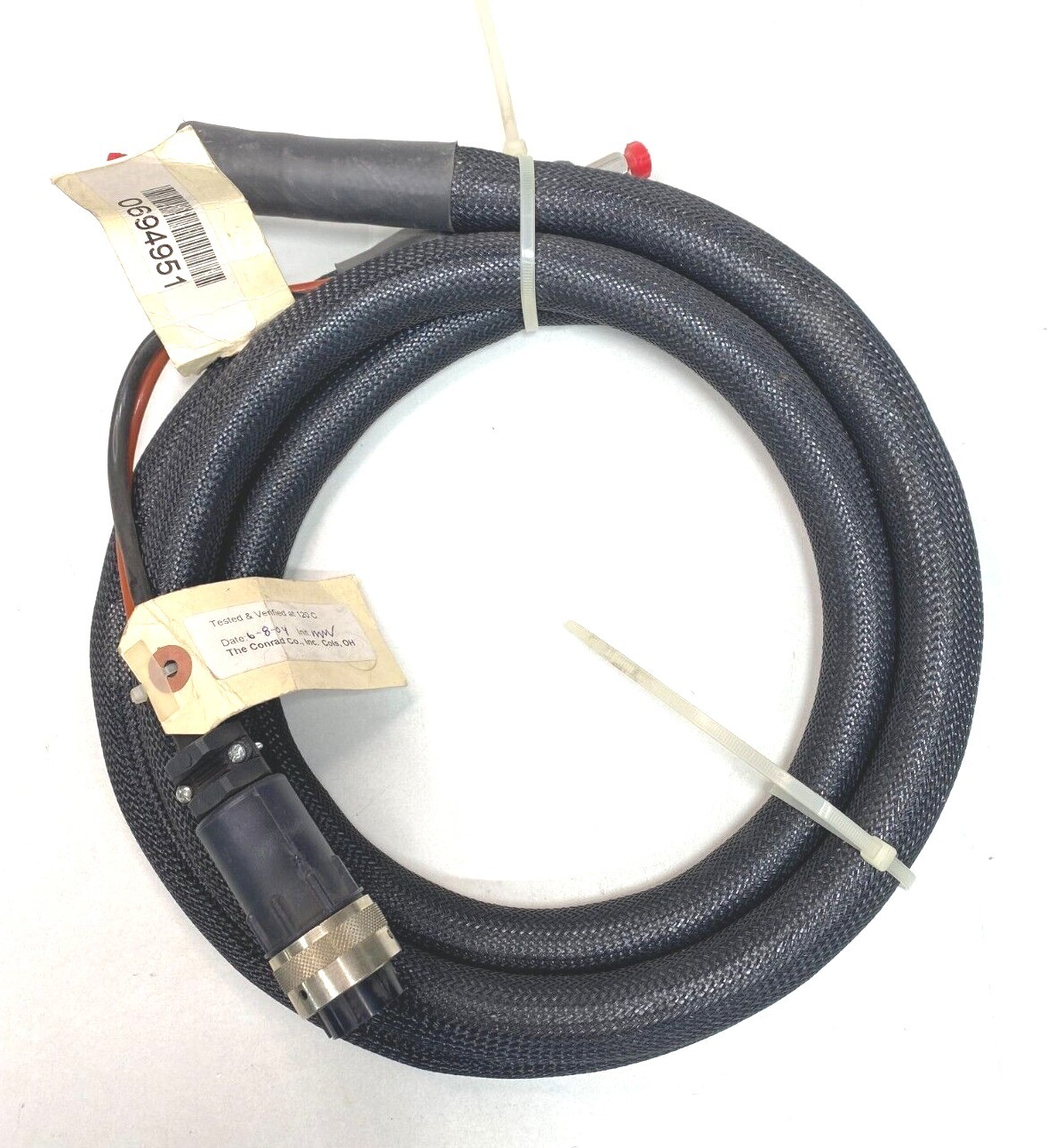 Markem 0694951 Heated Hose 0.125″ ID x 2.5M 115V 165Watt 4-Pin