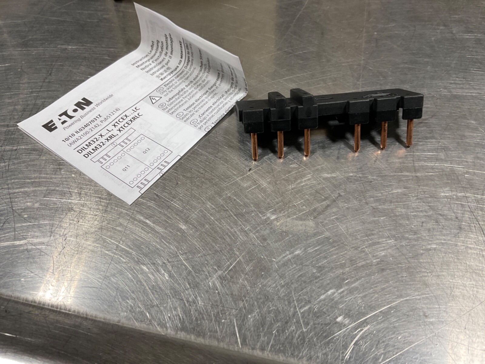 Eaton Klockner Moeller M32XP2-DILM32XP2 6 pt parallel bus connector XTCEXPBC NEW