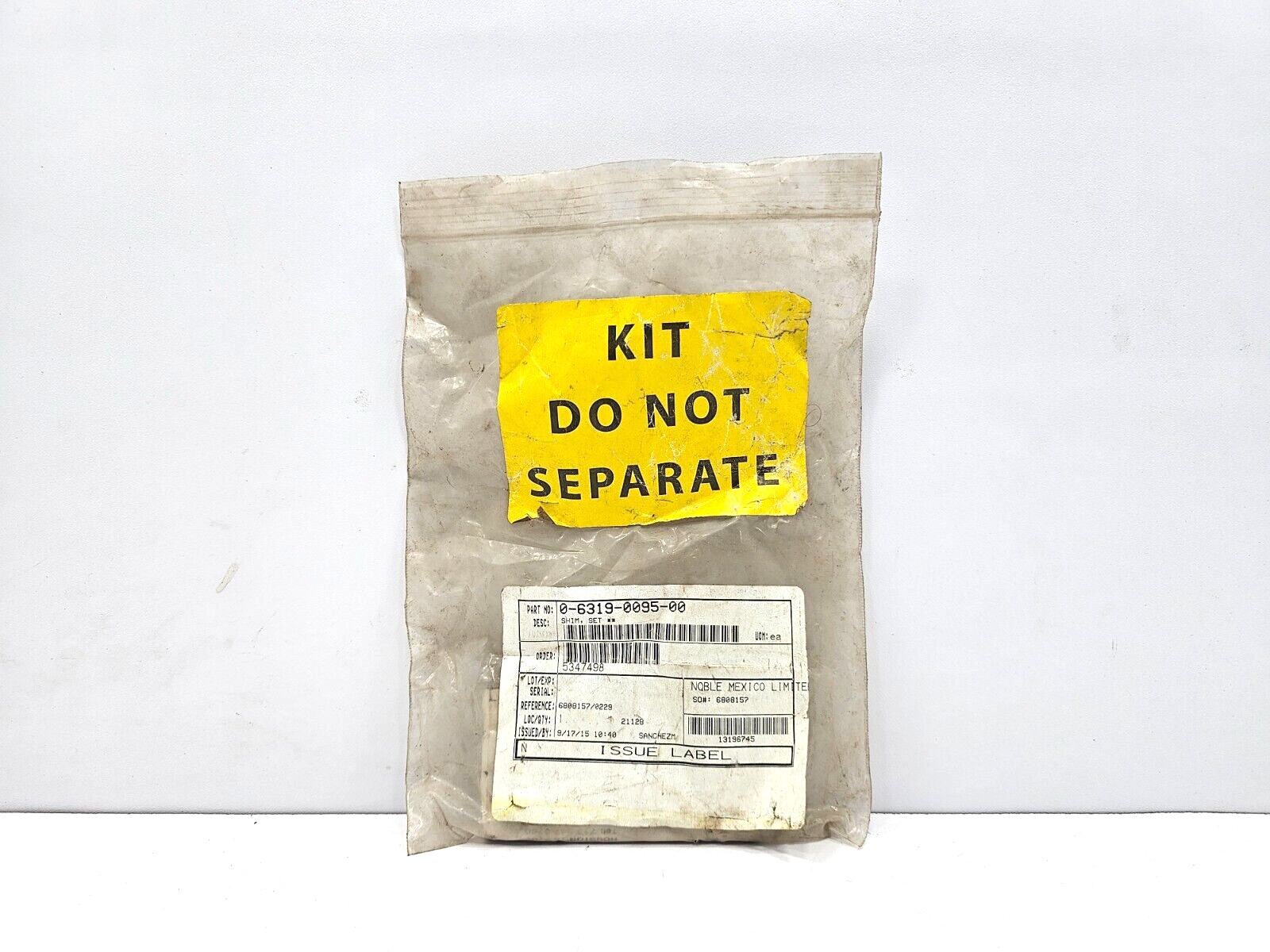 0-6319-0095-00 SHIM SET NOV-VARCO