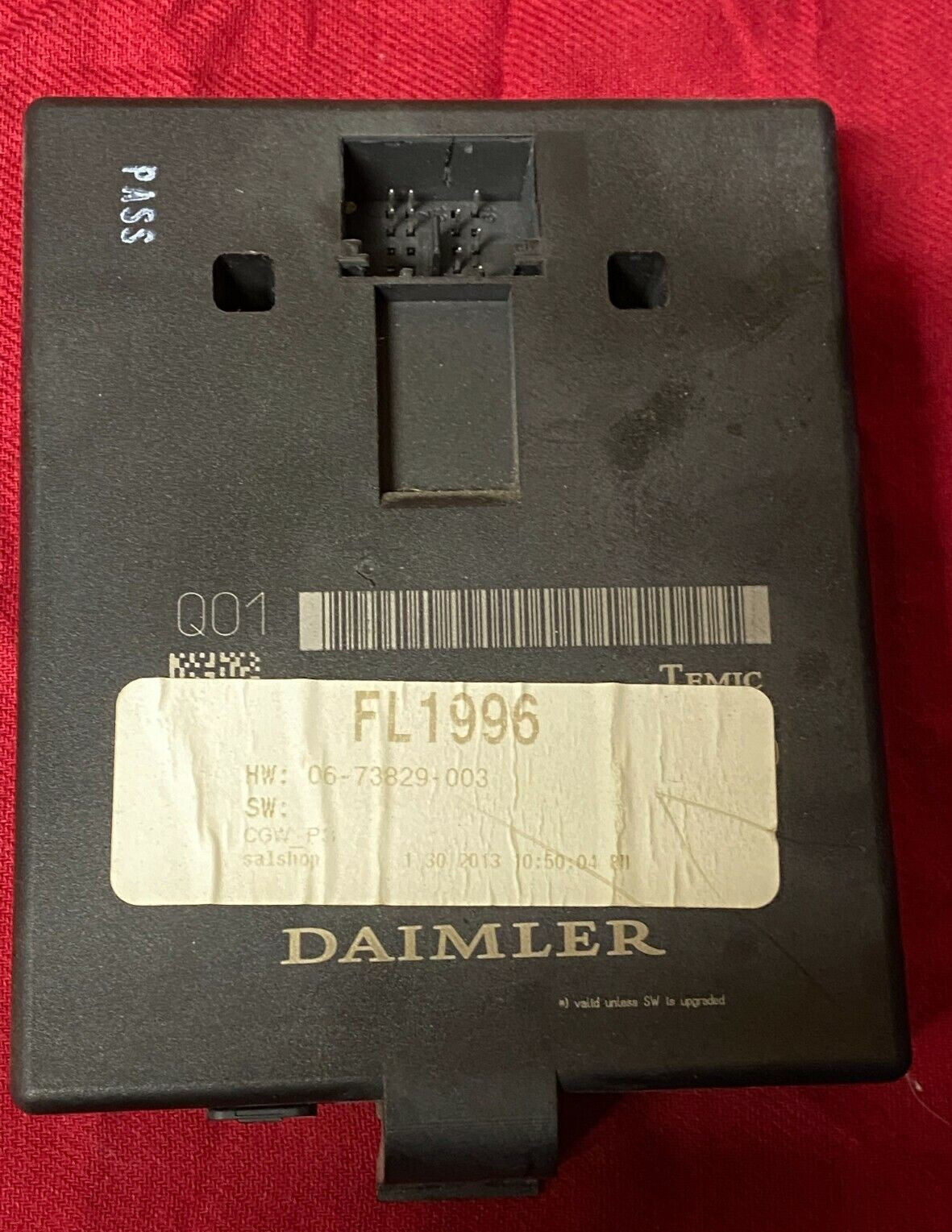 FREIGHTLINER DAIMLER CCM CHASSIS CONTROL MODULE A06 73829 003, BCM TEMIC GATEWAY