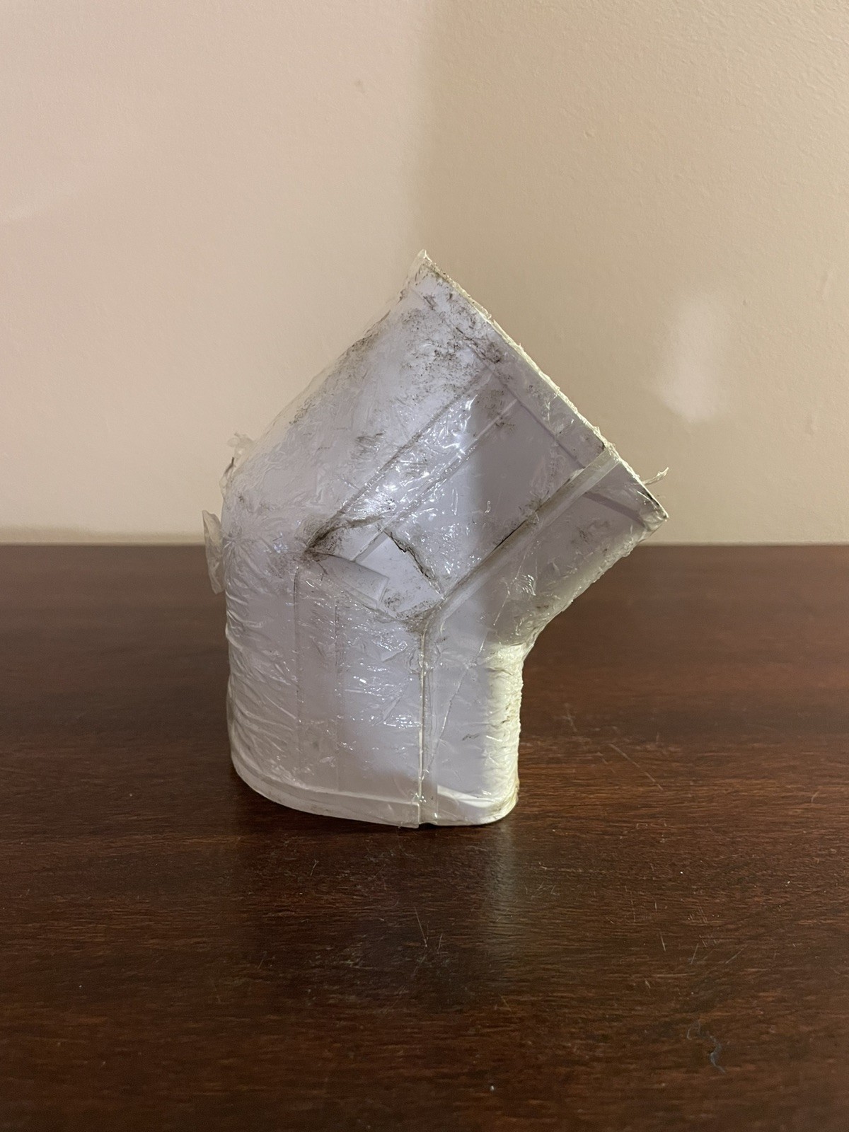 New (Other) PVC Fortress 84001 3.5″ White Cover 45 Angle Out Vertical Elbow