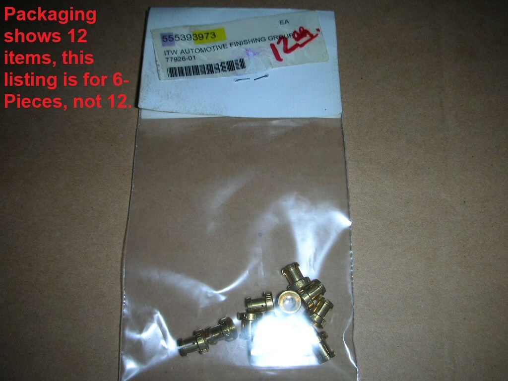 ITW RANSBURG 77926-01 GRIPPER METAL 5/32´´ OD TUBE, 6-Pcs. NOS!