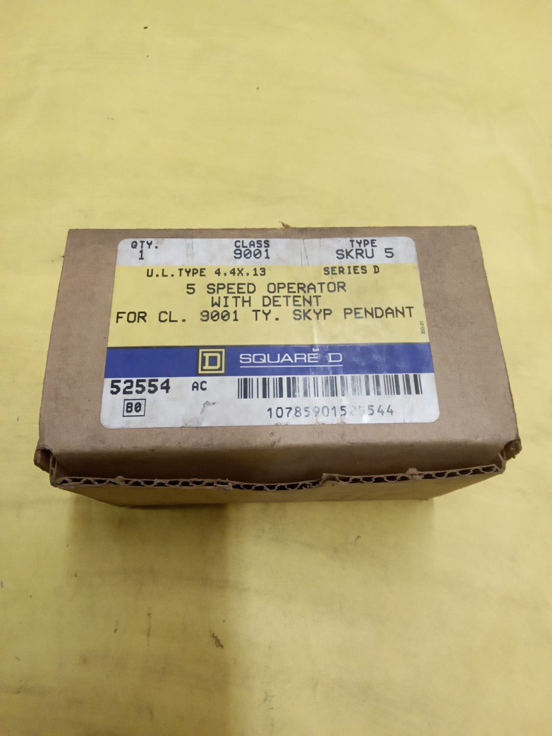 Square D 9001-SKRU-5 Speed Operator With Detent Ser. D