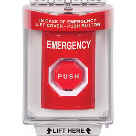 Safety Technology International Ss2045em-En Emergency Push Button, Momentary