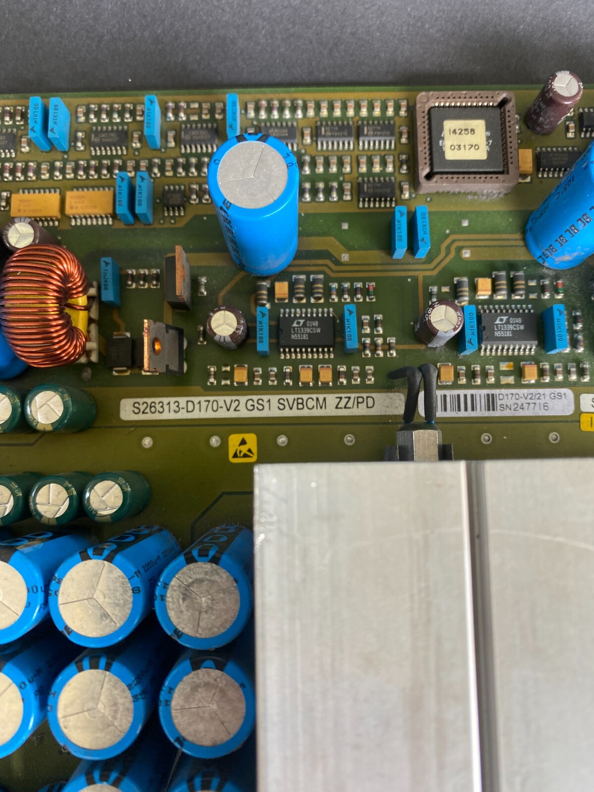Siemens BOARD S26313-D170-V2 GS1 SVBCM ZZ/PD C108