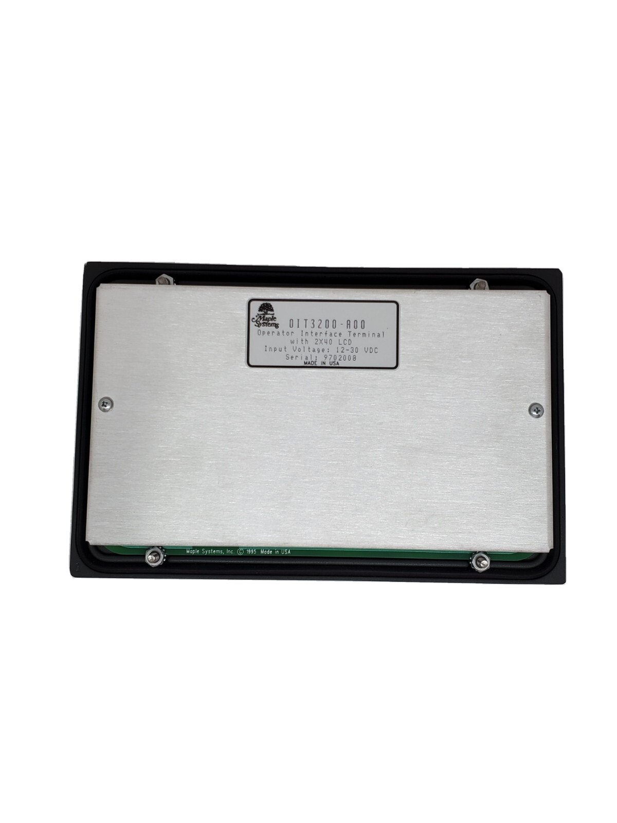 MAPLE SYSTEMS OIT3200-A00 12-30VDC OPERATOR INTERFACE TERMINAL *U37
