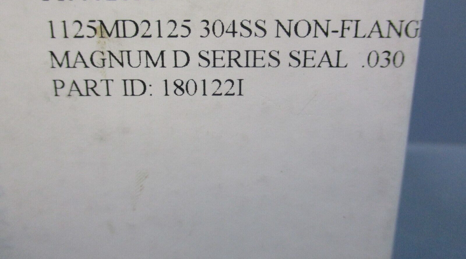 Isomag 1125MD2125 304SS Non-Flange Magnum D Series Seal .30
