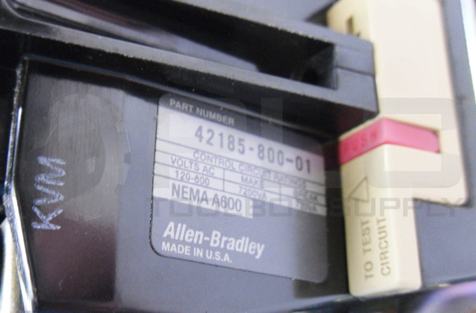 ALLEN BRADLEY 505-A0D /C STARTER W/ (2) CB236 COIL W/ 42185-800-01 W/ (3) W50