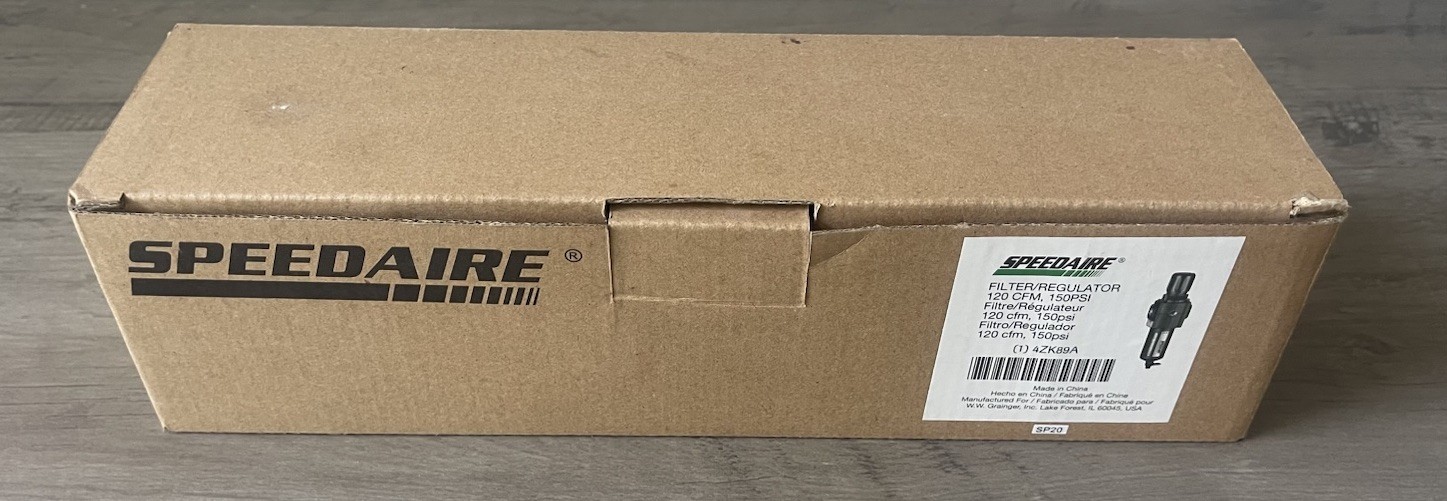 Speedaire 4Zk89 Filter/Regulator,120 Cfm, 150Psi