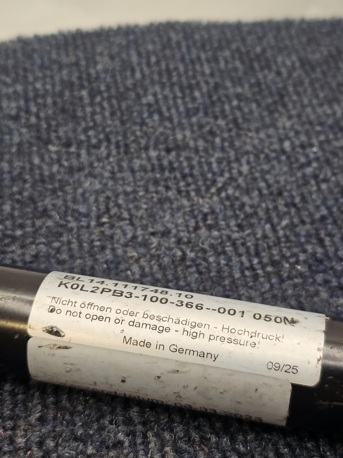 Bansbach BIBUS EasyLift K0L2PB3-100-366–001 050N Gas Spring BL14.111748.10
