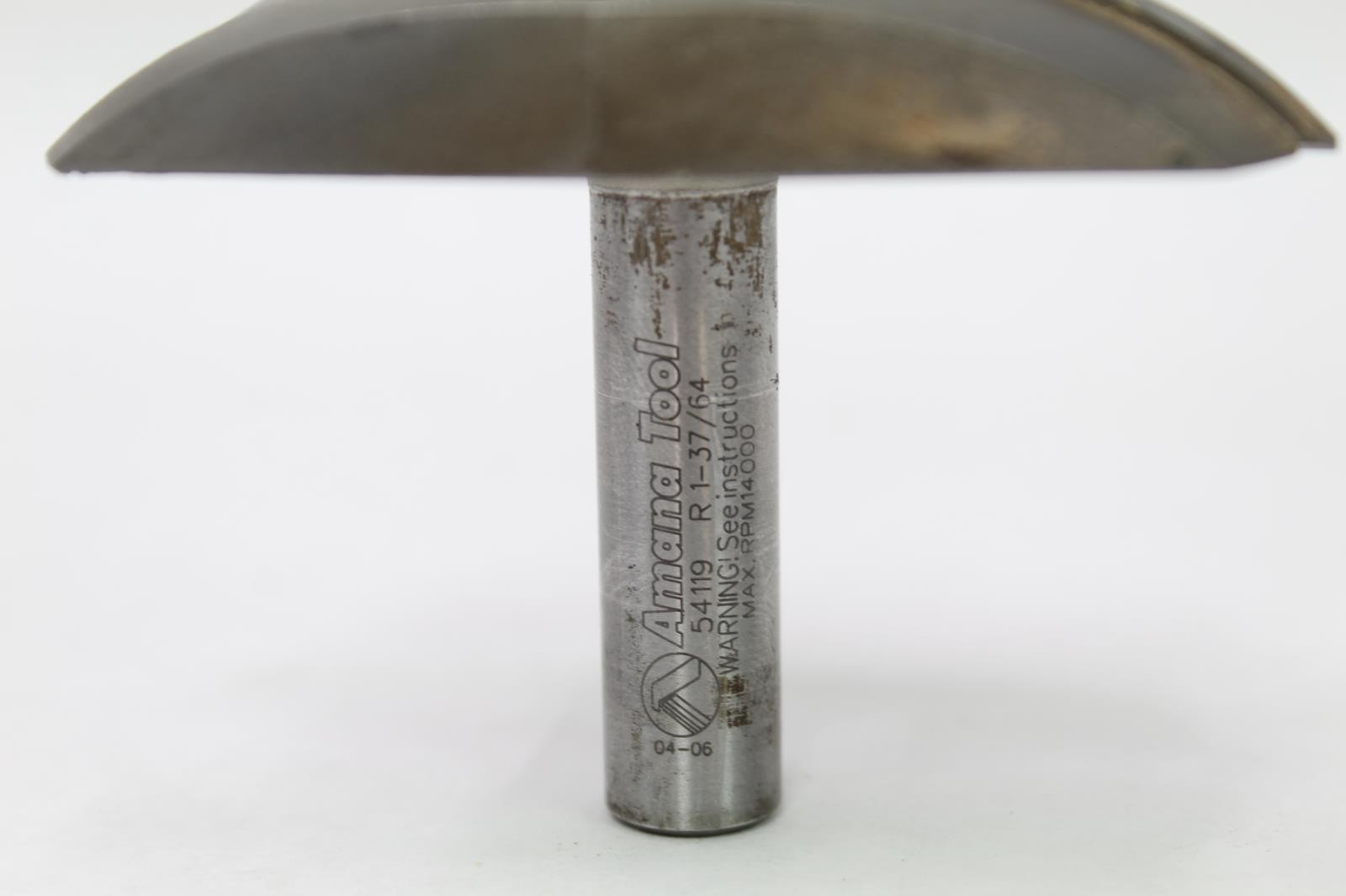 Amana Tool Carbide Tipped Cove Raised Panel 1-9/16 Radius w/ 1/2″ Shank, 54119