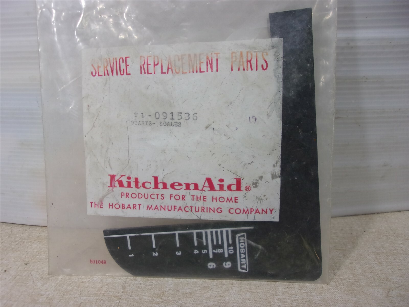 NEW Vintage Hobart KitchenAid Speed Selector Bezel Label TL-091536
