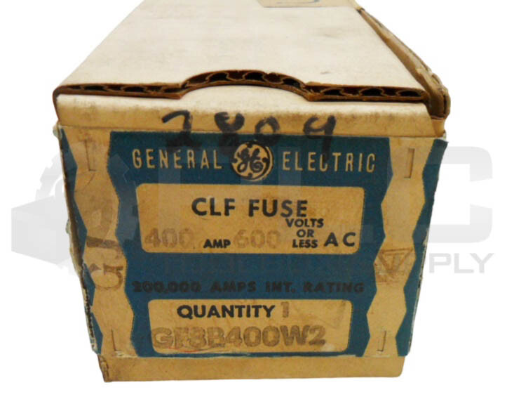NEW GENERAL ELECTRIC GF8B400W2 CLF FUSE 400A 600VAC *READ*