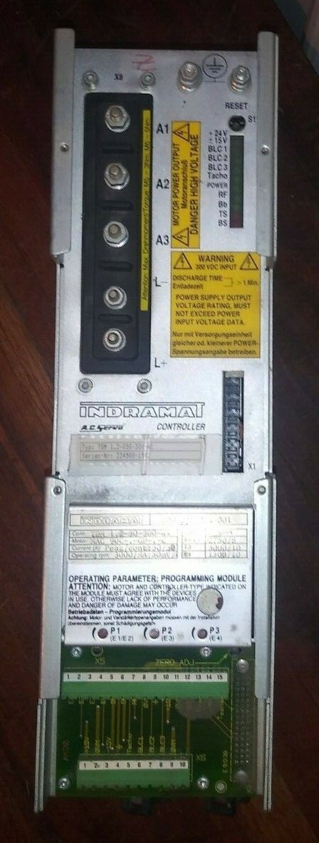 1 USED INDRAMAT TDM-1.2-050-300-W1 AC SERVO CONTROLLER ***MAKE OFFER***