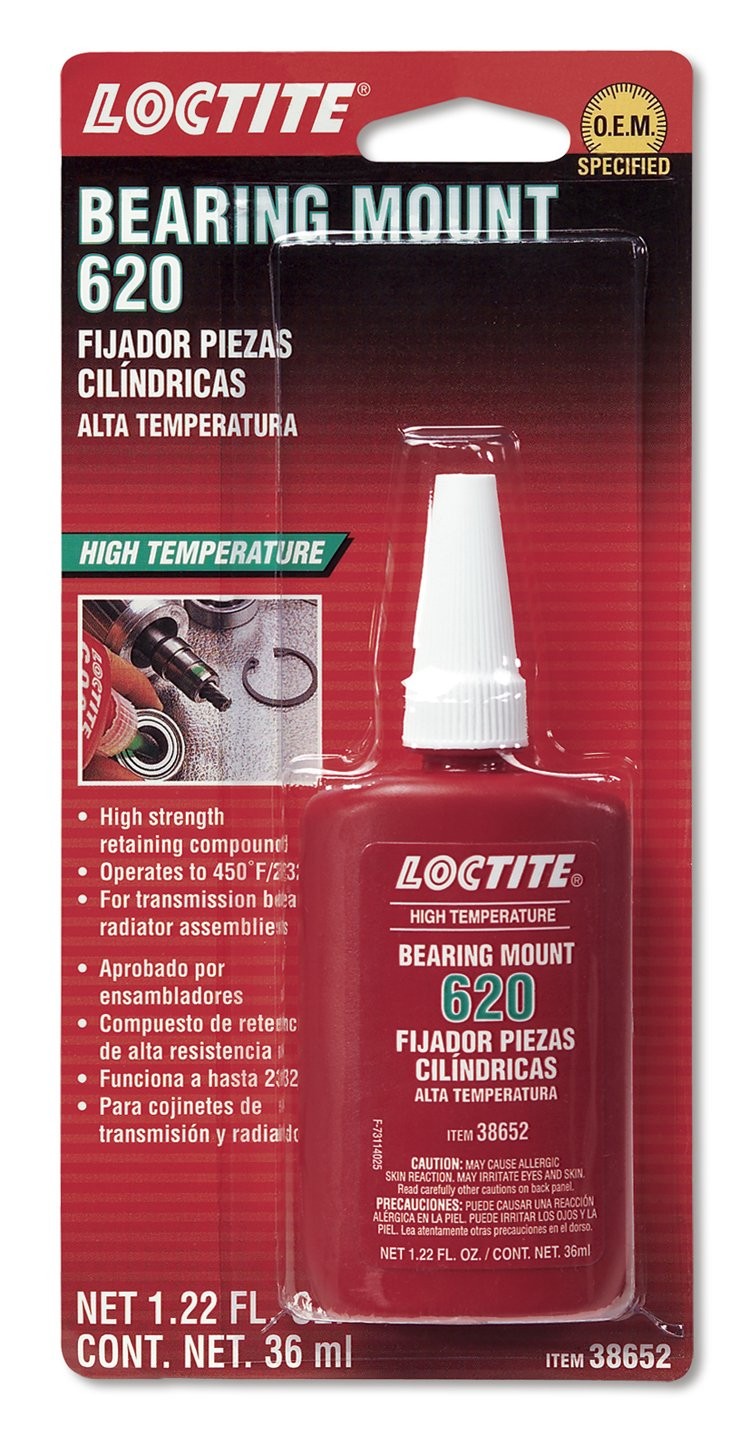 Loctite 555338 620 High Temperature Bearing Mount Bottle, 36-Milliliter