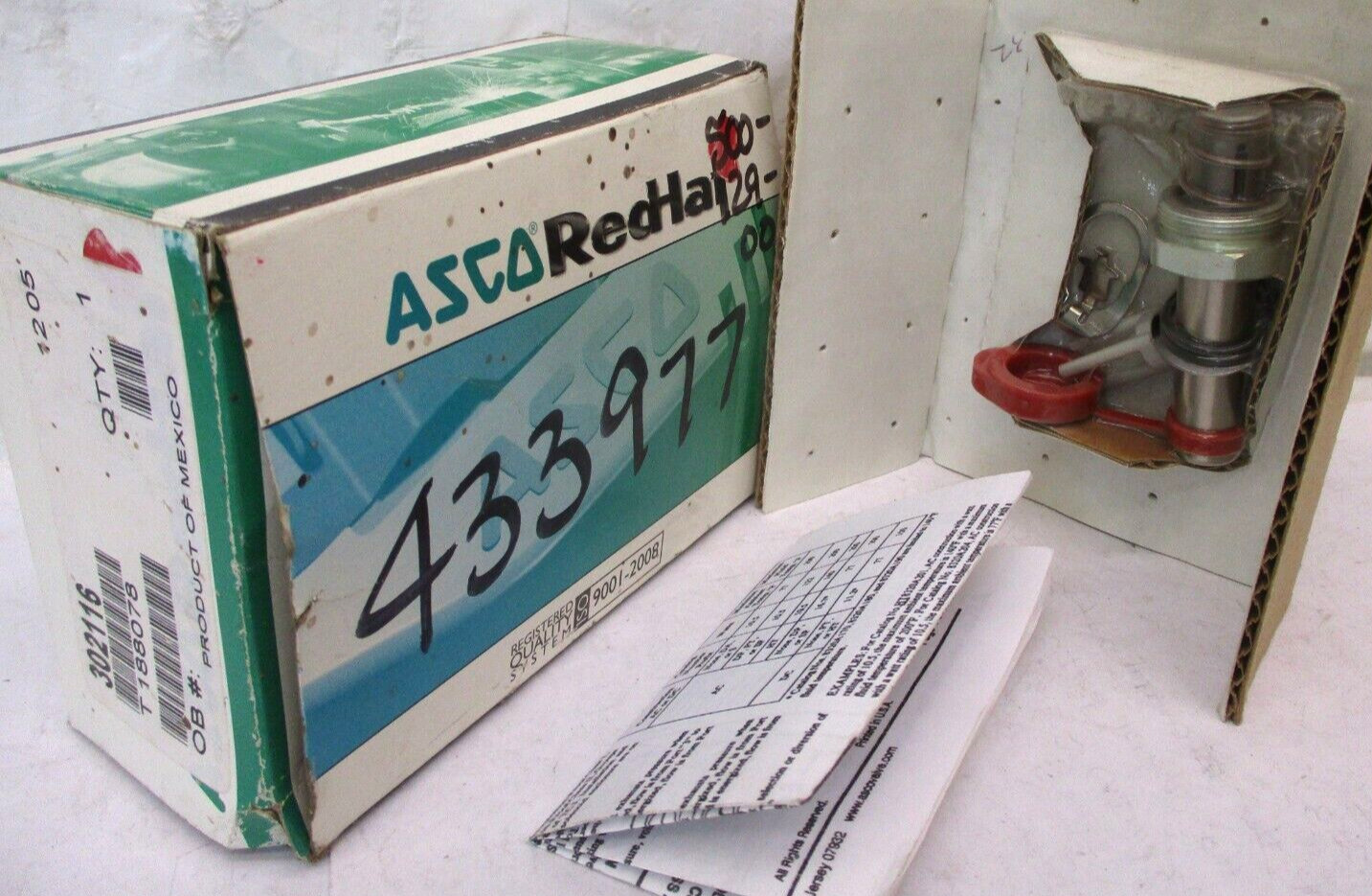 ASCO Red-Hat 302116 1205 T188078 Rebuild Kit A7076WVS
