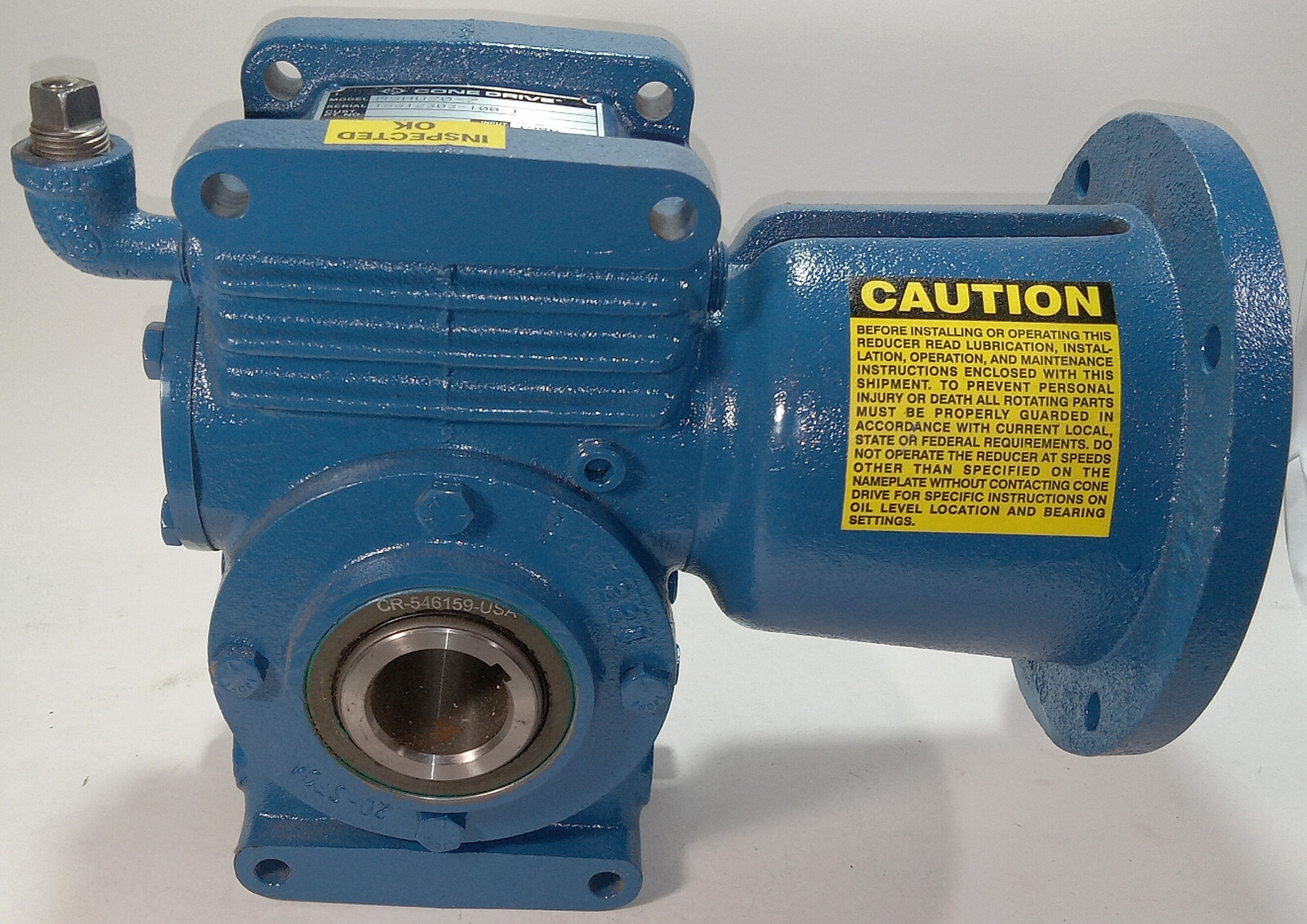 1 NEW CONE DRIVE MSHO20-2 RATIO 10:1 TEXTRON SPEED REDUCER NNB ***MAKE OFFER***