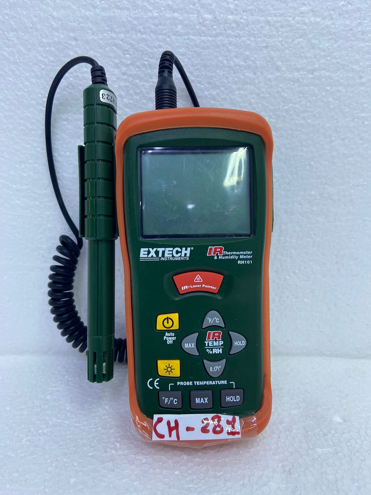 Extech RH101: Hygro-Thermometer + InfraRed Thermometer , CH#281