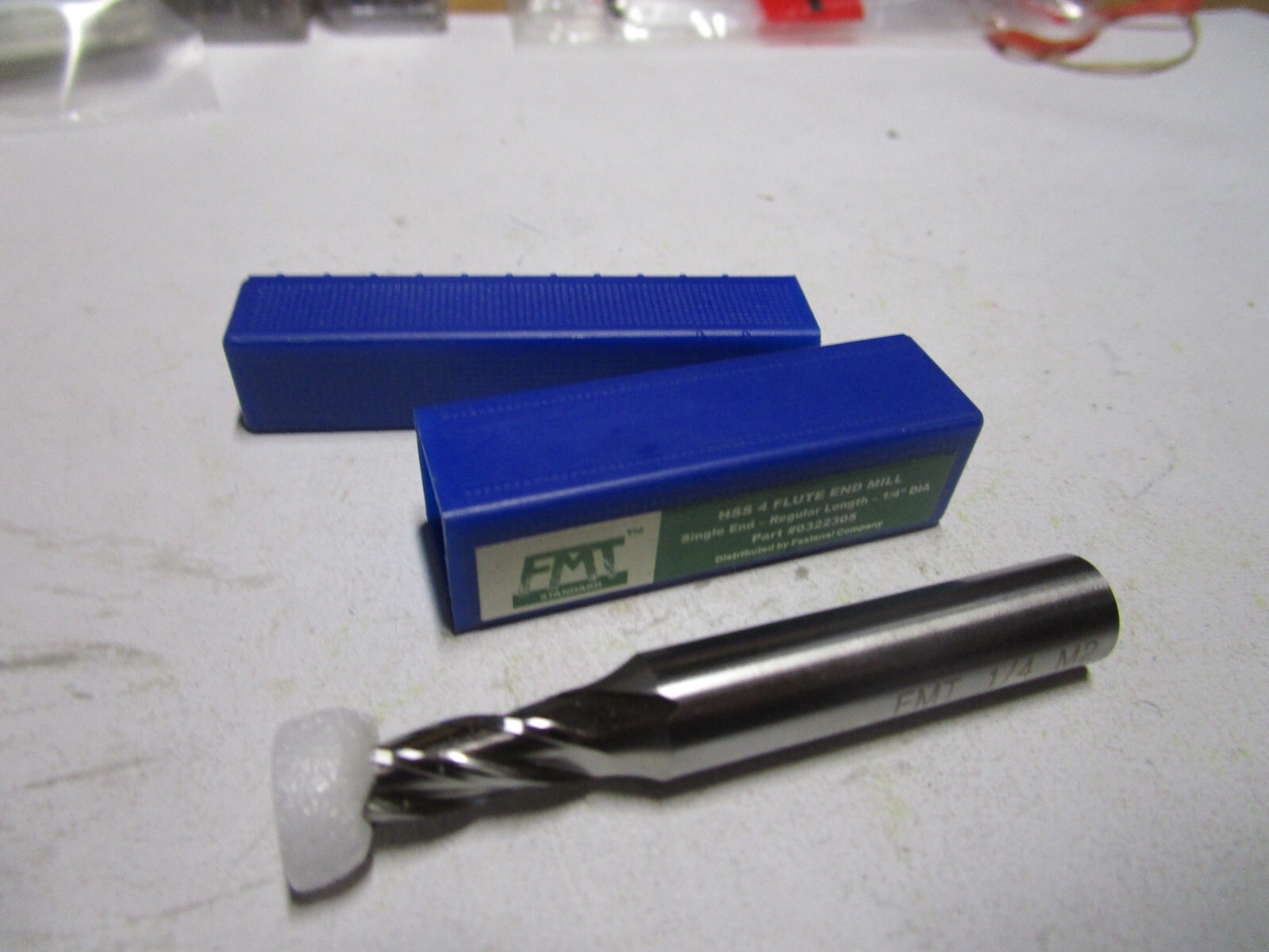 0.2500 Dia x 2.4375 OAL 4 Flute 30° HSS Uncoated Finishing Square End Mill