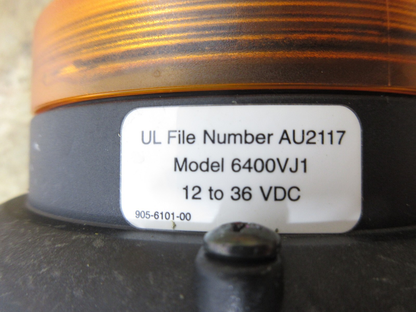 HITACHI SEIKI HT20SIII ALARM LIGHT LAMP AU2117 6400VJ1 12 TO 36 VDC 905-6101-00