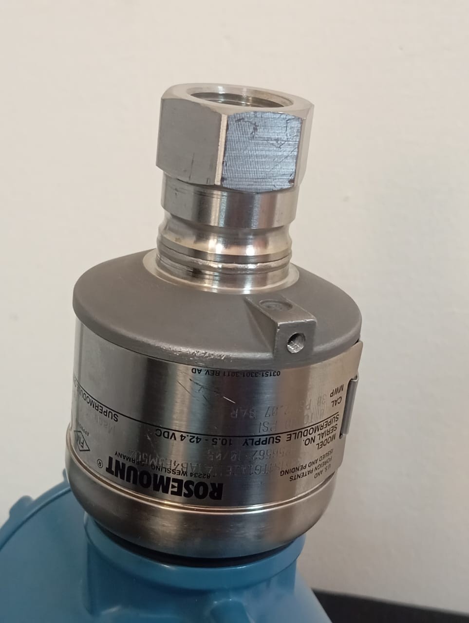 Rosemount / Pressure Transmitter / 300S1AAE5M5 / 3051S / 0-30psi, 30psi/2.07bar
