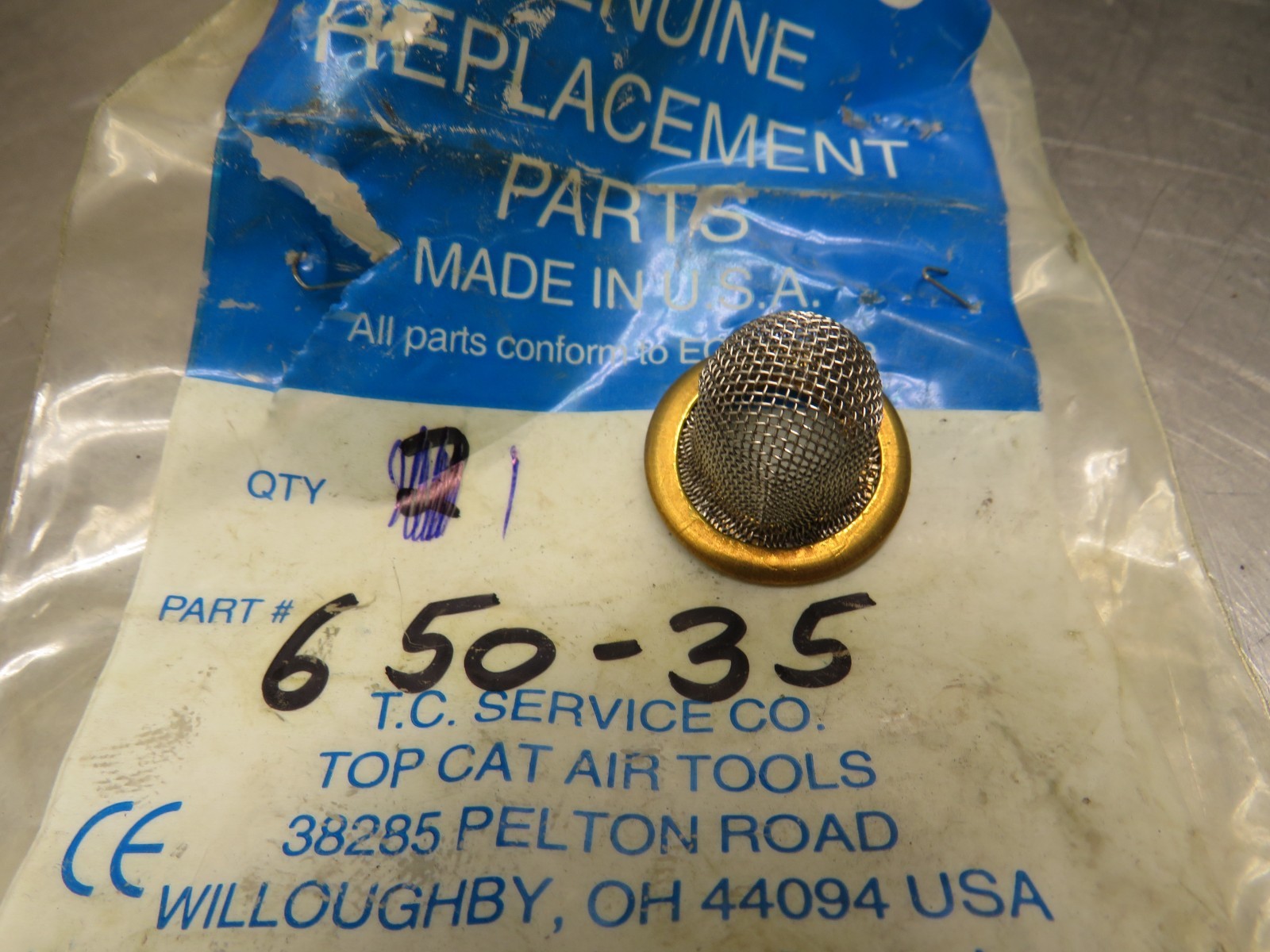 Top Cat Air Tools 650-35 Screen
